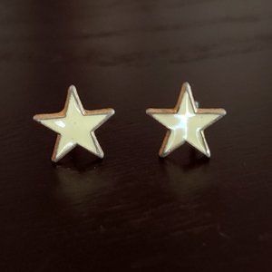 Vintage Enamel Earrings